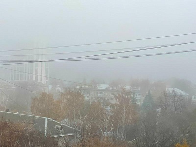 Туман охватит Рязанскую область 30 ноября