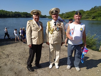 В Лесопарке Рязани отметили День ВМФ