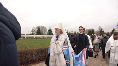 В Рязанском районе освятили крест купола новой колокольни