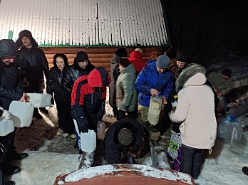 В Рязанской области встретили Крещение Господне на водоемах