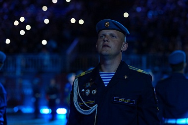 Курсанты Рязанского училища ВДВ выступили на фестивале «Спасская башня»