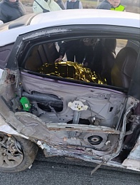 Въехал в столб: водитель и два ребенка пострадали в ДТП с Hyundai под Рязанью