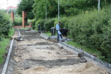 В Рязани началось благоустройство парка Морской Славы