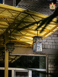 В школе Спасского района повесили новый выпускной фонарик