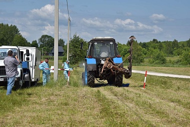 В Шиловском районе прошли учения против чумы