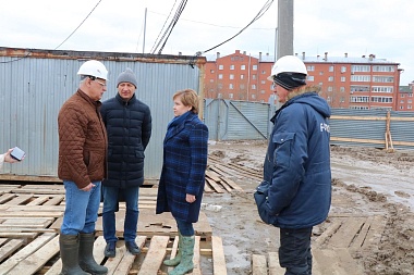 Мэр Рязани Сорокина проконтролировала строительство детсада в Кальном на 224 места 