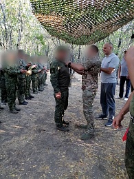 Рязанские власти передали военным новую технику и наградили бойцов