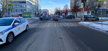 Водитель пострадала в аварии с двумя иномарками в Рязани