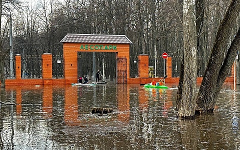 Из рязанских парков перед паводком вывезут имущество