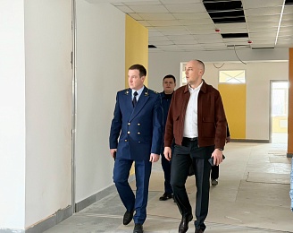 Идут отделочные работы: новая школа в Касимове построена на 92%