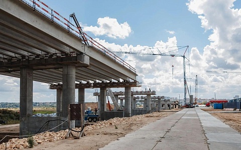 Готовность моста через Оку составляет 38,8%