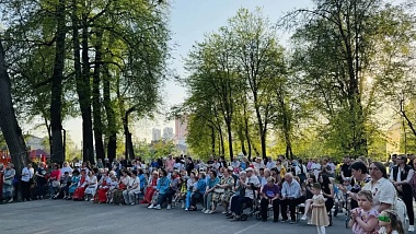 День Победы в Рязани отмечают на площадях, улицах, во дворах и скверах