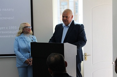 Депутат Рязанской областной Думы посетил открытие нового офиса торгово-промышленной палаты