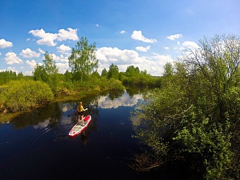 Встань и греби. Первопроходец сапсёрфинга в Рязани — о путешествиях, приключениях и красоте родной природы