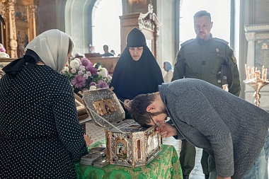 В Рязанском кремле встретили мощи преподобной Евфросинии Полоцкой