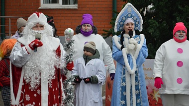 Деды Морозы и Снегурочки парадом прошли по Чучкову