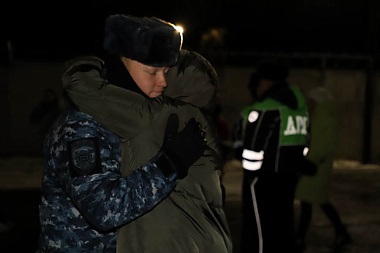 В Рязани встретили сотрудников полиции из командировки на Северный Кавказ