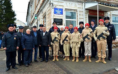 Новый памятный знак появился в Сапожковском районе