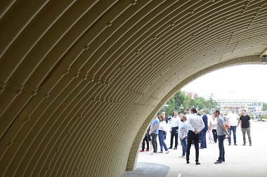 В Рязани в День города официально открыли «современный и удобный» мост через Лыбедский бульвар