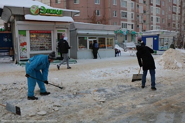 В Рязани опубликовали результаты субботника по уборке снега