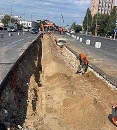 В центре Рязани начался демонтаж теплотрассы