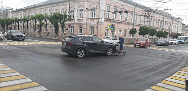 В центре Рязани произошло массовое ДТП