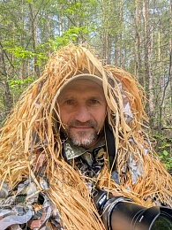 Рязанец в образе лешего подстерег редкую птицу