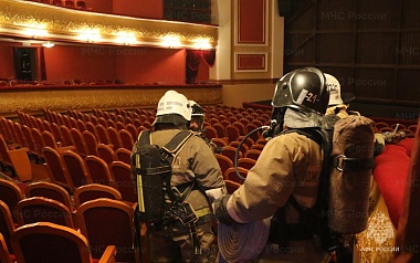 Вспыхнула сцена: в Рязани 56 человек тушили условный пожар в театре драмы