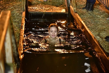 В Рязанской области встретили Крещение Господне на водоемах