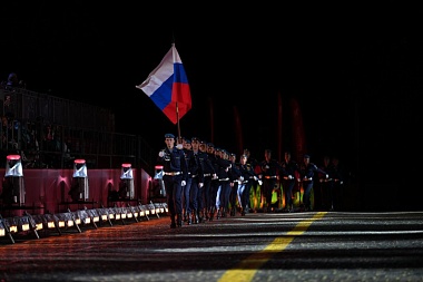 Курсанты Рязанского училища ВДВ выступили на фестивале «Спасская башня»