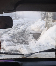 Жители Семчина пожаловались на плохую дорогу на улице Свободы 