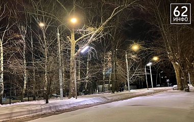 В Рязани на улице Шевченко отключили фонари