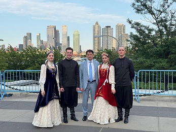 Артисты Рязанского музтеатра выступили в штаб-квартире ООН в Нью-Йорке с танцем