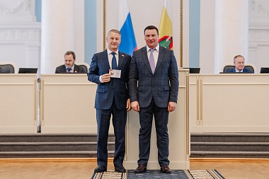 Семь депутатов Рязанской областной Думы получили золотые знаки отличия ГТО