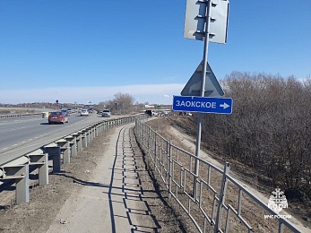 В Рязанском районе затопило дорогу к Заокскому