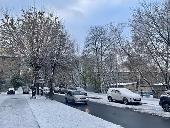 Рязанцы делятся фото первого снегопада в городе и в лесу