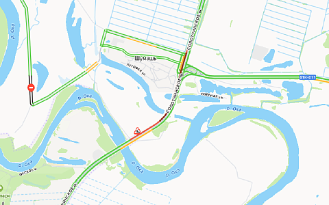 Рязанских водителей возмутила пробка из-за ремонта у Солотчинского моста