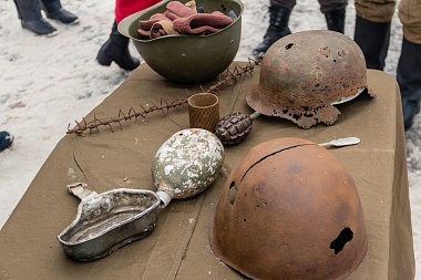 Волонтёры Победы провели в центре Рязани акцию памяти «Блокадный хлеб»