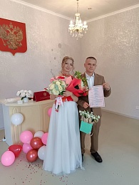 Рязанский ЗАГС показал фото свадеб августа-2024