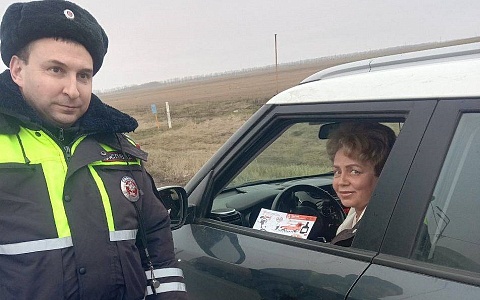 Рязанская Госавтоинспекция провела акцию для водителей в Шиловском районе