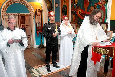 В ИК-2 Рязанской области прошло венчание