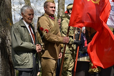 В Михайловском районе перезахоронили останки старшего сержанта Пигарева